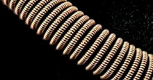 Load image into Gallery viewer, Coiled - Faux Leather &amp; coiled Guitar String Bracelet
