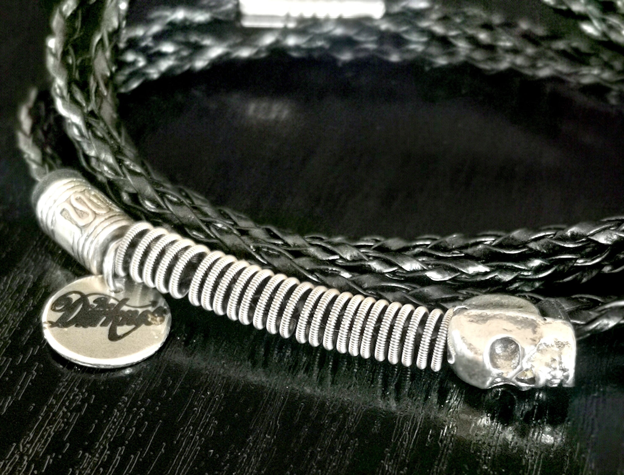 The Darkness Justin Hawkins Guitar String Wrap Bracelet Necklace