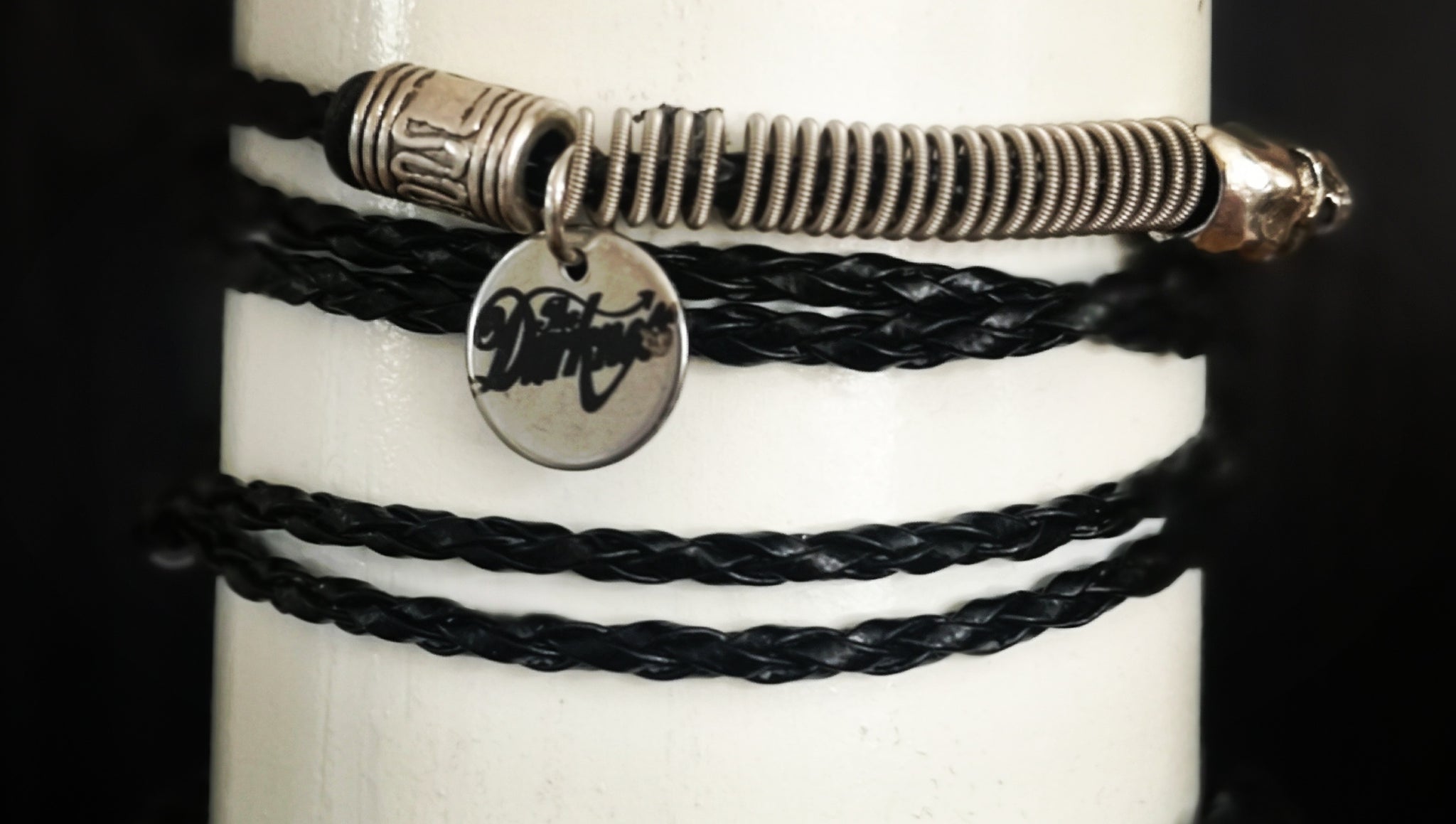 The Darkness Justin Hawkins Guitar String Wrap Bracelet Necklace