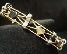 Load image into Gallery viewer, &#39;My Black Heart&#39; - Guitar String Bracelet
