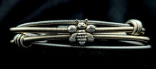 Load image into Gallery viewer, Bee &#39;Twist&#39; - Bass Guitar String Bracelet
