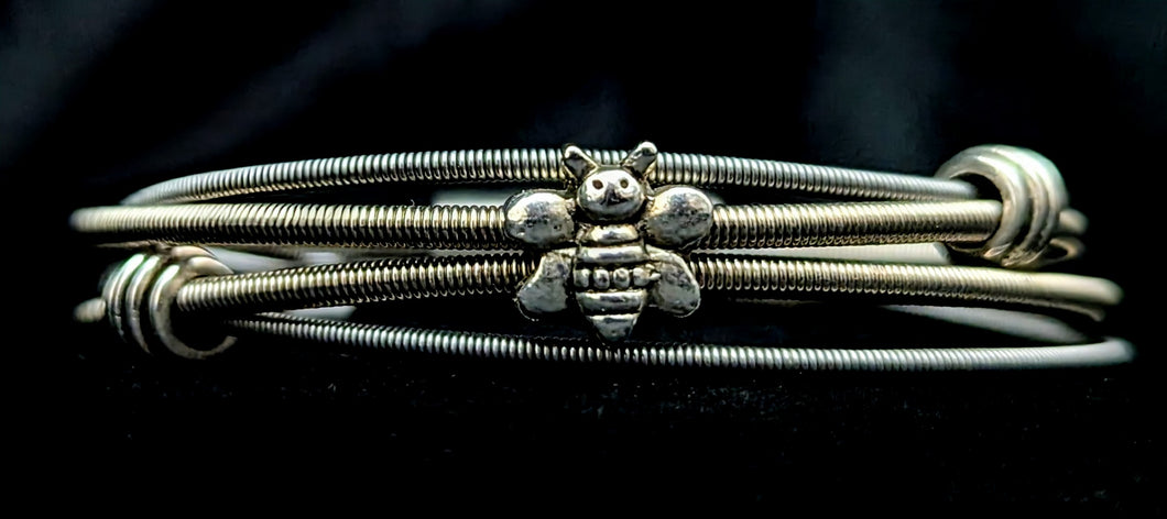 Bee 'Twist' - Bass Guitar String Bracelet