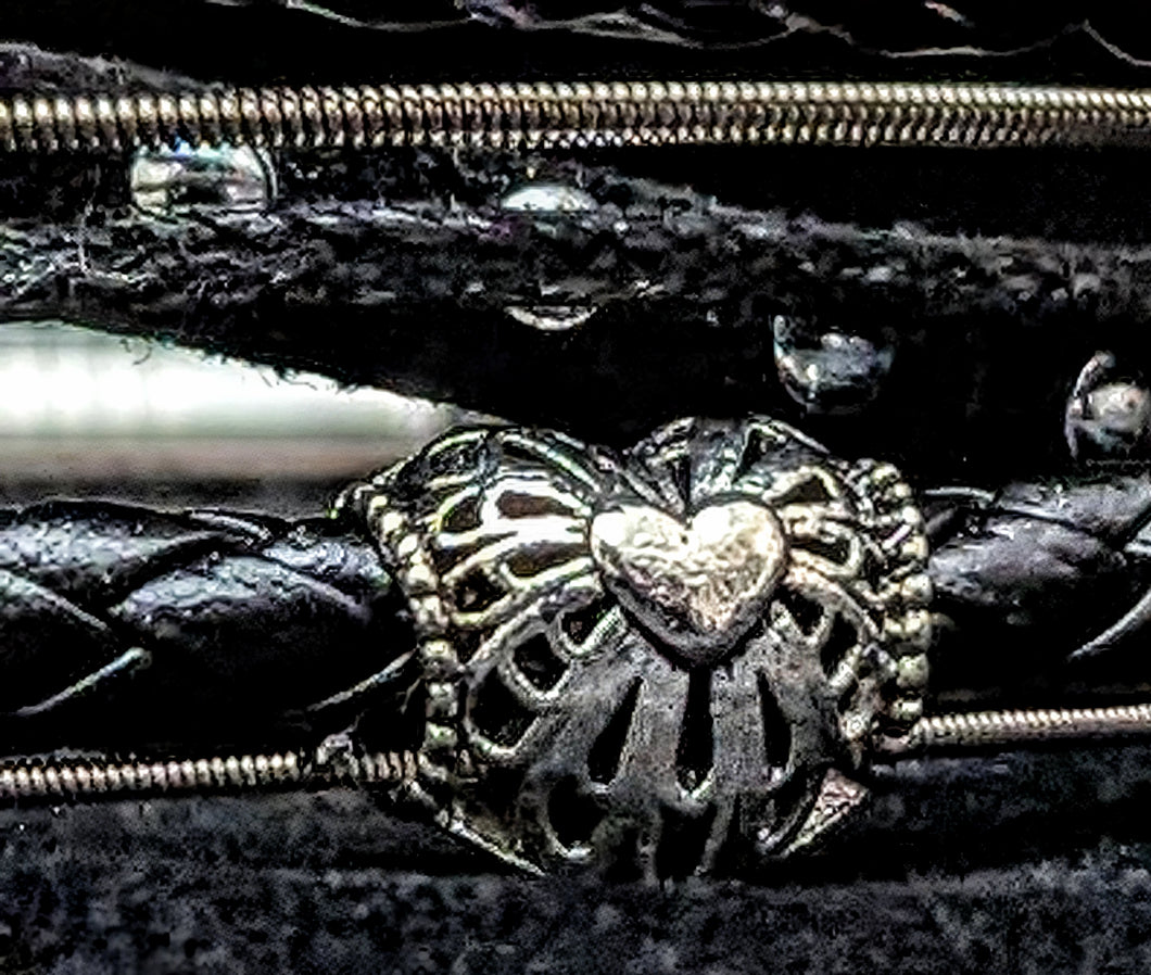 'Sunburst' Heart - Guitar String Bracelet