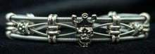 Load image into Gallery viewer, &#39;Royal&#39; Skull -Bass Guitar String Bracelet
