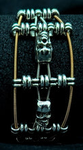 Load image into Gallery viewer, &#39;Ascension Mixed Twin Skull&#39; - Guitar String Bracelet
