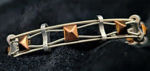 Load image into Gallery viewer, Bronze &#39;Pyramid&#39; - Guitar String Bracelet

