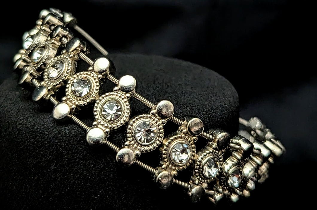 Silver 'Bling' - Guitar String Bracelet