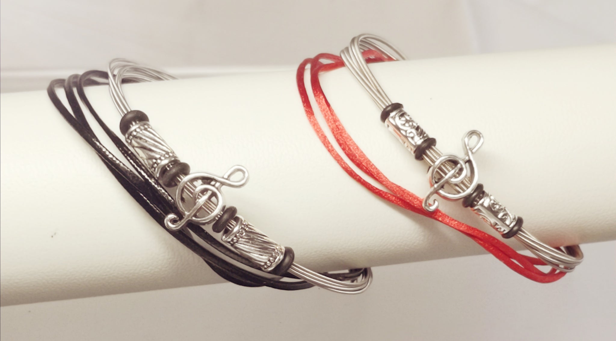 Treble Clef Guitar String Bracelet – Re-String Jewellery